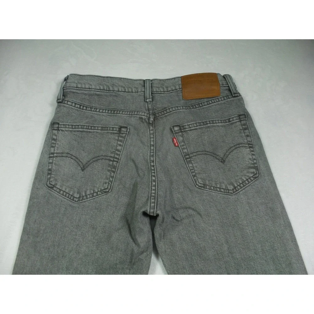 Levis Premium 511 Jeans Mens Size 30 x 32 Gray Denim‎ Slim Fit Straight Stretch